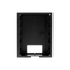 X-Security - Scatola di registro per XS-V2202E-(X) - Un modulo - 162,9mm (Al) x 128,9mm (An) x 35mm (Fo) - Rivestimento incluso in lega d'alluminio - Collegamento versatile con fori di collegamento