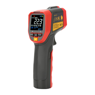 Termómetro infrarrojo de precisión - Rango de medición -32ºC ~ 600ºC - Precisión ±1,5ºC o ±1,5% - Medición sin contacto e instantánea - Tiempo de respuesta 250ms