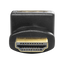 HDMI adapter - HDMI 1.3 - Angled 90° - HDMI type A male - HDMI type A female - Anti-corrosion connectors