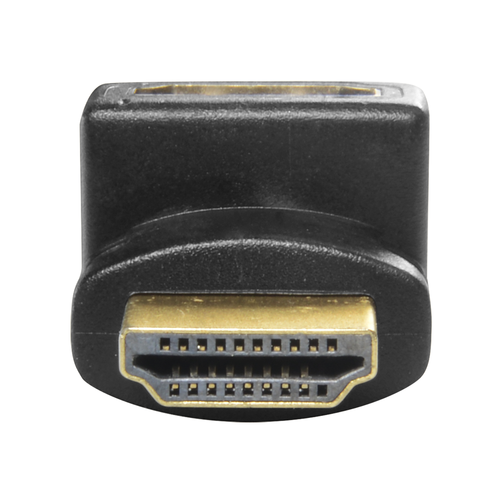 HDMI adapter - HDMI 1.3 - Angled 90° - HDMI type A male - HDMI type A female - Anti-corrosion connectors