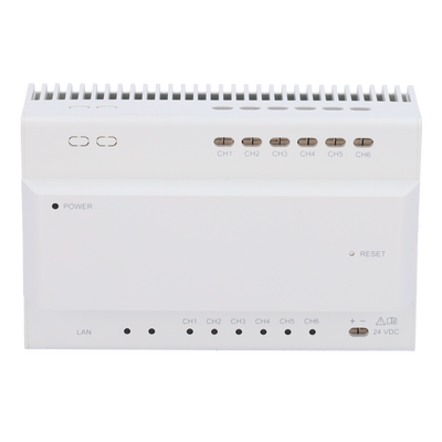 Building converter - 2 wire to IP - 6 groups of 2 wires - TCP/IP with RJ45 - Connect with SF-VIMOD-HUB-M2 - Surface or track mount