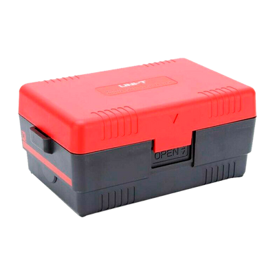 Circuit breaker tripping time tester - LCD display up to 1000 counts - Compatible with 195V~253V single phase circuits - AC voltage measurement up to 600V - 0º and 180º phase selector - Auto shut off