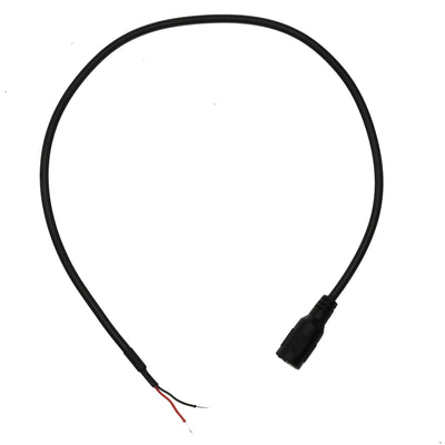 Parallel Red/Black cable - 400mm long - Positive/negative end - Standard female connector - Screw end - Allows direct feed