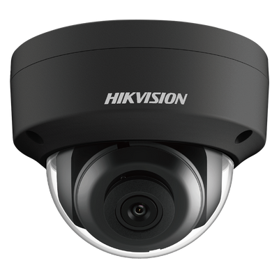 Hikvision - Telecamera Dome IP gamma Value - Risoluzione 4 Megapixel (2560x1440) - Ottica 2.8 mm  - EXIR IR portata 30 m | PoE | IP67, IK10 - Rilevamento del movimento 2.0 | Colore nero