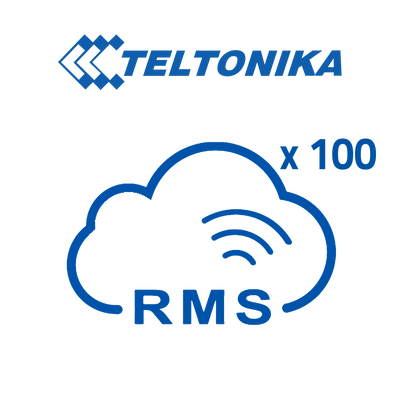 Teltonika RMS Platform Licenses - Pack of 100 Licenses (Credits) - Teltonika Router Remote Monitoring - Teltonika Router Remote Configuration - Telnet / SFTP / SSH / HTTP / HTTPS Management - 1 License allows management of 1 router for 1 month