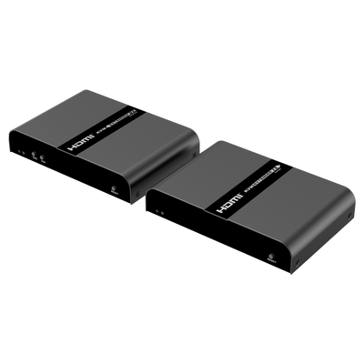 Extender HDMI con KVM - Trasmettitore e ricevitore - Distanza 100 m - Su cavo UTP Cat 7 - Fino a 4K@30Hz - Alimentazione DC 5 V
