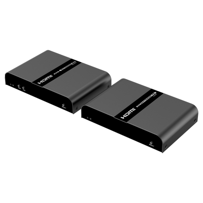HDMI Extender with KVM - Transmitter and receiver - Distance 100 m - Over Cat 7 UTP cable - Up to 4K@30Hz - DC 5 V power supply