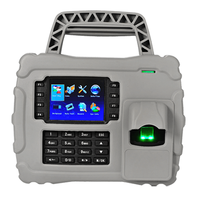 Portable presence control - Fingerprints, EM RFID card and keyboard - 5,000 recordings / 200,000 records - TCP/IP, WiFi and USB | External IP65 - Buttons for presence function - ZkTimeNet 3.0 Lite | ZkTimeNet 3.0