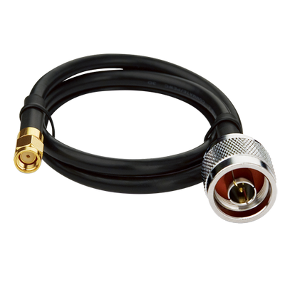 TP-LINK - Antenna Extension Cable - LMR-200 Low Loss Cable - Size 0.5m - N-Type Male to RP-SMA Female - Valid for 2.4GHz and 5GHz