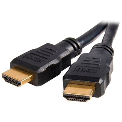 HDMI Cable - HDMI Type A Male Connectors - High Speed ​​- 0.5 m - Black Color - Anti-Corrosion Connectors