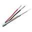 Combined cable - Micro RG59 + power supply - 300 meter reel - White cover - External diameter 6.8 mm - Low losses