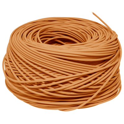 Cable UTP Cat 6 libre de halógenos - Conductor 99,9% cobre - Clase CPR: Dca - Cumple con 90m Test Fluke - Rollo de 305 metros/Color negro