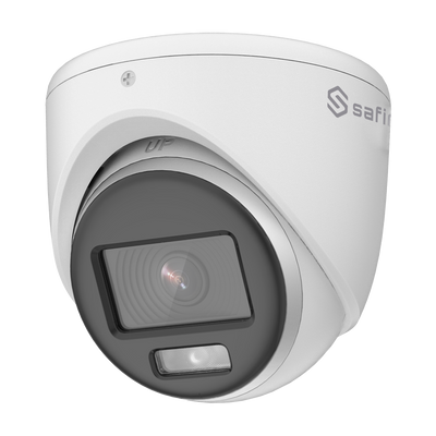 Safire PRO Range Dome Cameras - 2 Mpx high performance CMOS Night Color - 4 in 1 Output - 2.8 Lens - White Light, Range 20 m - Waterproof IP67