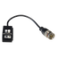 SAFIRE Passive Twisted Pair Transmitter - Optimized for HDTVI, HDCVI and AHD - 1 video channel, PoC - Passive, 2 pin connector - Max distance: 450m (TVI / 720p) - 2 units