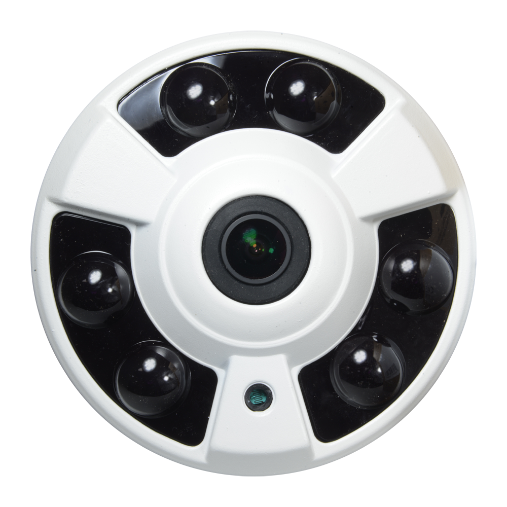 Cámera dome Gama 1080p ECO - 4 in 1 (HDTVI / HDCVI / AHD / CVBS) - 1/3" SOI 2.0 Mpx F23+8536H - Lente 1.8 mm grandangolo - LED IR Distanza 50 m - Dewarping: Grandangolare senza deformazione sferica