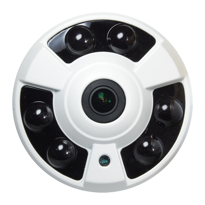 Cámara domo Alcance 1080p ECO - 4 en 1 (HDTVI / HDCVI / AHD / CVBS) - 1/3" SOI 2.0 Mpx F23+8536H - Lente gran angular 1.8 mm - LED IR Distancia 50 m - Dewarping: Gran angular sin deformación esférica