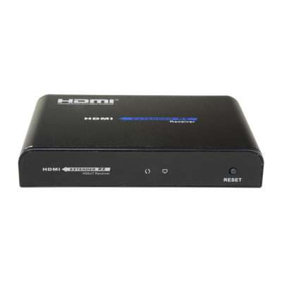Extensor HDMI activo 1080p [%VAR%] - Receptor compatible con HDMI-EXT-PRO-V2 - Alcance de 120 m sobre cable UTP Cat 6 - Transmisión IR - Permite conexión punto a punto de hasta 253 receptores - HDbitT v1.3f estándar