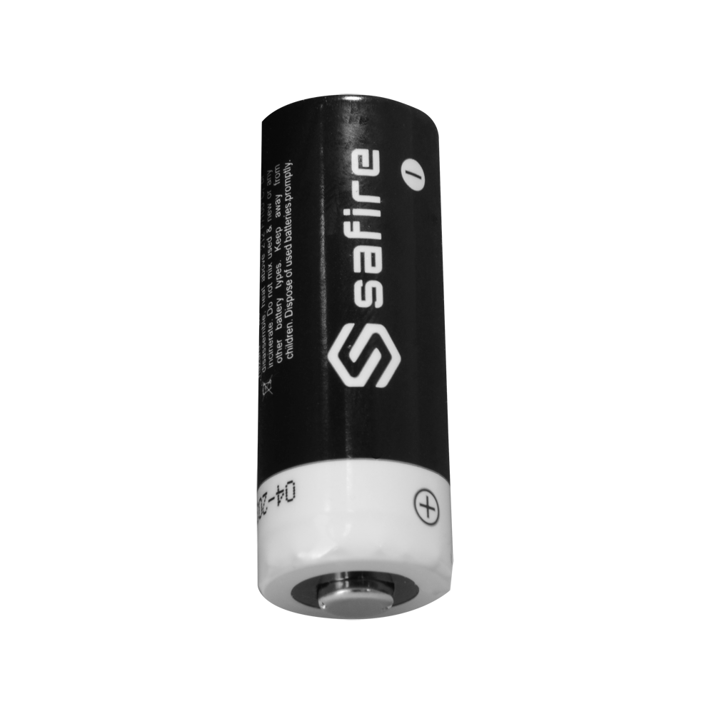 Safire - Batería CR17450/4/5A/CR8L - Litio - Voltaje 3 V - Capacidad nominal 2500 mAh - Compatible con detectores Visonic PG8994 y PG894