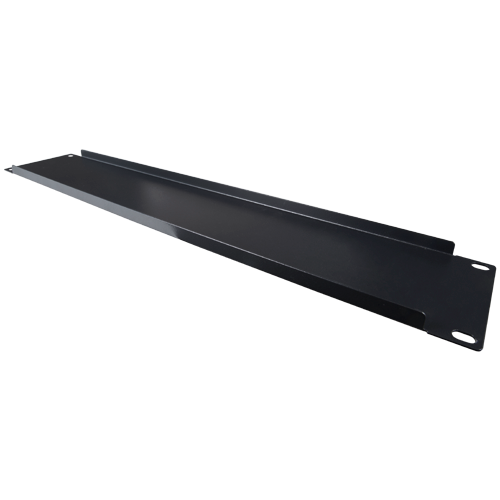 Blank panel for standard 19" rack - 2U format - Black colour