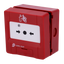 Indicatore LED anteriore - Resettabile - Contatto pulito ausiliario - Base con terminali  - Indirizzo programmabile - Certificato EN 54-11