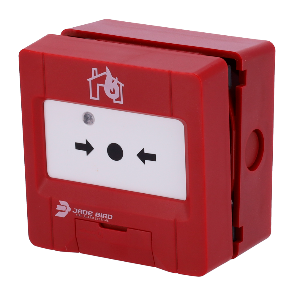 Indicatore LED anteriore - Resettabile - Contatto pulito ausiliario - Base con terminali  - Indirizzo programmabile - Certificato EN 54-11