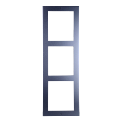 Modular wall support - For 3 modules - Specific for Safire video door phone systems - Compatible with Safire modules - Aeronautical quality aluminum box - Aeronautical quality aluminum panel