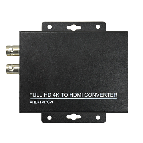 Convertitore BNC a HDMI - 1 entrata BNC - 1 uscita HDMI 1080p - 1 uscita BNC (loop con BNC in) - Risoluzione uscita 1080p - Risoluzione ingresso video fino a 8 Mpx