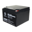 Rechargeable battery - AGM lead-acid technology - Voltage 12 V - Capacity 26 Ah - 182 x 166 x 126 mm / 8400 g - For backup or direct use