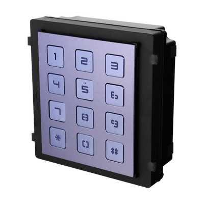 Safire extension module - Call of several monitors - Access opening with code - LED keypad lighting - Suitable for outdoor IP65 - Modular mounting