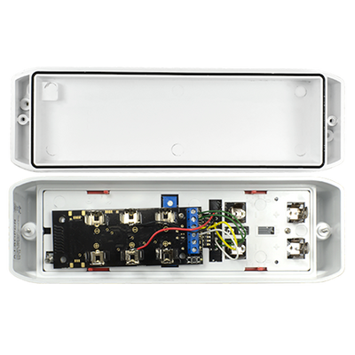PIR detector - Built-in Ajax transmitter - Microwave and PIR double curtain type - Double PIR detection 9m for each side - Open space distance 1600m - Outdoor use