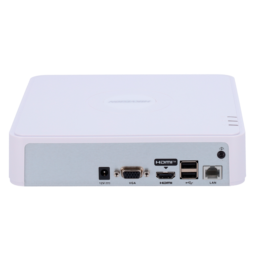 Hikvision - Gamma VALUE - Videoregistratore NVR per telecamere IP - 8 CH video / Risoluzione massima 6 Mp - Larghezza di banda 60 Mbps - Ammette 1 hard disk