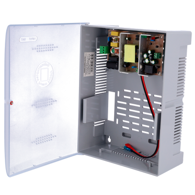Power Distribution Box - 1 Input AC 100-240V 50/60Hz - Output Voltage DC 12V 5A - Plastic Case