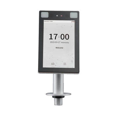 Controllo accessi e presenza per tornelli IP68 - Riconoscimento facciale, del palmo della mano, scheda EM e PIN - 30.000 volti | 1.000.000 registri - 8" IPS touch | TCP/IP, WiFi, RS485 e Wiegand - Soft. Accessi: ZKBioCV - Soft. Presenza: ZKBioTime8 | GoTi
