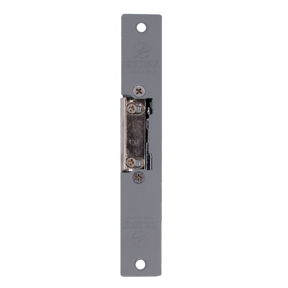 Apriporta elettrico Dorcas - Per porta singola | Scrocco regolabile - Modo apertura Fail Secure (NO) - Forza di tenuta 330 kg - Alimentazione AC/DC 8-12V - Montaggio ad incasso | Passaggio libero