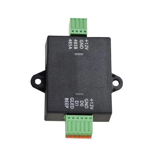 Wiegand-RS485 converter - Specific use with readers - Suitable for ZK-C2-260 controller - Up to 4 converters per controller - Address assignment via switch - easy installation