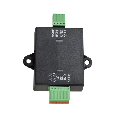 Convertidor Wiegand-RS485 - Uso específico con lectores - Apto para el controlador ZK-C2-260 - Hasta 4 conversores por controlador - Asignación de direcciones mediante switch - Fácil instalación