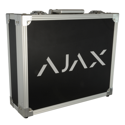 Valigetta Demo Ajax - Kit di allarme professionale - Certificato Grado 2 - Comunicazione Ethernet e GPRS - Senza fili 868 MHz Jeweller - App Cellulare e Web / Colore nero - Innowatt