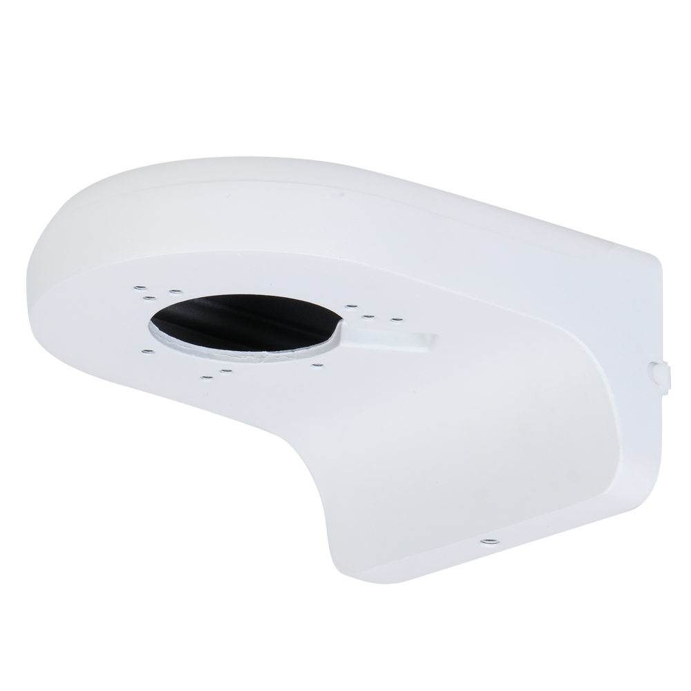 Wall bracket - For dome cameras - Suitable for outdoor use - Maximum load 2 kg - Hollow pin - White colour