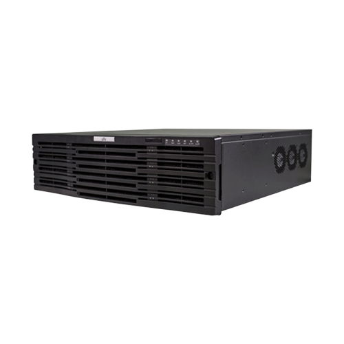 NVR for IP cameras - Pro Range - 128 CH video | 12 Mpx - Supports 2 decoder cards - Bandwidth 512 Mbps - Supports 16 hard drives | RAID