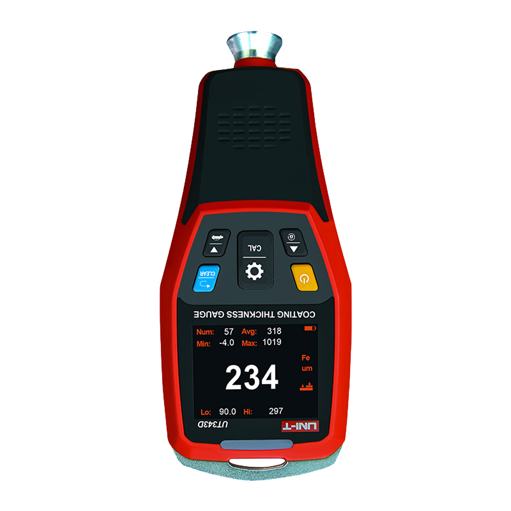 Coating Thickness Gauge - Suitable for ferrous and non-ferrous metals - Continuous and precise measurement - Data archiving | USB connection to PC - Auto power off - PC connection