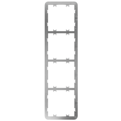 Marco vertical para cuatro interruptores - Compatible con 2 x AJ-SIDEBUTTON-...-VERT - Compatible con 2 x AJ-CENTERBUTTON-...-VERT - Ajax - LightSwitch Vertical Frame (4 seats)