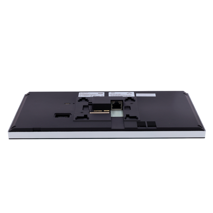 Monitor per Videocitofoni - Schermo TFT da 10" Android 8.1 - Audio bidirezionale e chiamate tra dispositivi - TCP / IP e WiFi - Slot MicroSD | 8 Entrate allarme - Montaggio in superficie