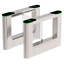 Two-way access turnstile - Acrylic swing door - Times, alarms and opening modes - Passage size 635 mm - Made of SUS304 stainless steel - Compatible with third party systems