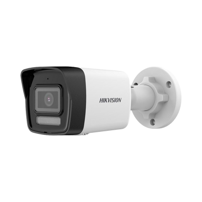 Hikvision - Cámara Bullet IP gama Value - Resolución 8 Megapíxel (3840X2160) - Lente 2.8 mm  - Luz hibrida alcance 30 m | Micrófono integrado - Detección de movimiento 2.0 | PoE (IEEE802.3af)