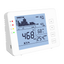 Misuratore di CO2, temperatura e umidità - Con allarme visivo e acustico programmabile dall'utente - Registrazione del valore massimo/minimo - Intervallo di misura di CO2 0~5000 ppm - Capacità di memorizzare dati fino a 1 settimana - Alimentazione tramite