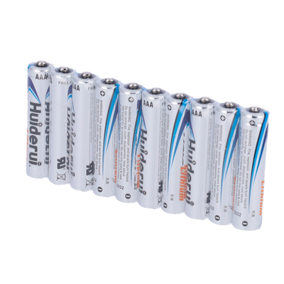 Huiderui - Pack di pile AAA / FR03 / 24LF - 10 unità - Voltaggio 1.5 V - Litio - Capacità nominale 1000 mAh - Compatibile con i prodotti a catalogo - Innowatt