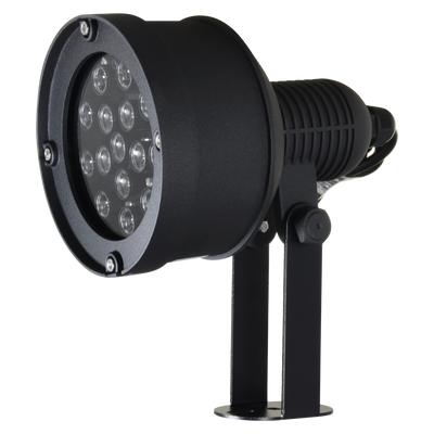 focusing infrared 120m - Illumination LEDs - 850nm, 60° aperture - 6 leds Ø10 - It includes a photocontrol cell - 228 (Fo) x 157 (Ø) mm