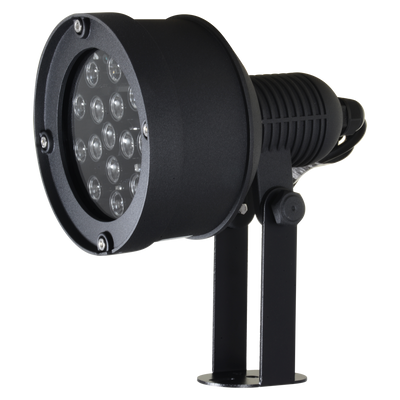 enfoque infrarrojo 120m - Iluminación LED - 850nm, apertura 60° - 6 LEDs Ø10 - Incluye célula de fotocontrol - 228 (Fo) x 157 (Ø) mm