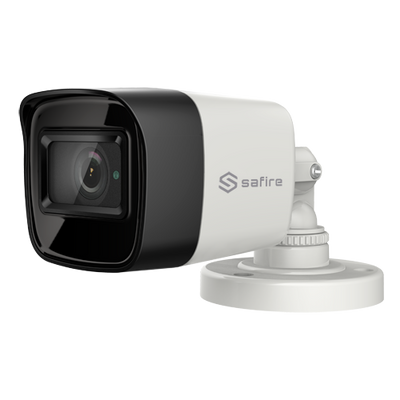 Telecamera Bullet Safire Gamma PRO - Uscita 4 in 1 - 8 Mpx High Performance CMOS - Lente 2.8 mm - Smart IR Matrix LEDs Portata 30 m - Impermeabile IP67
