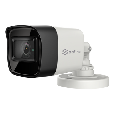 Safire PRO Range Bullet Camera - 4 in 1 Output - 8 Mpx High Performance CMOS - 2.8 mm Lens - Smart IR Matrix LEDs Range 30 m - Waterproof IP67